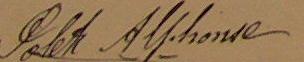 Signature de alphonse polet